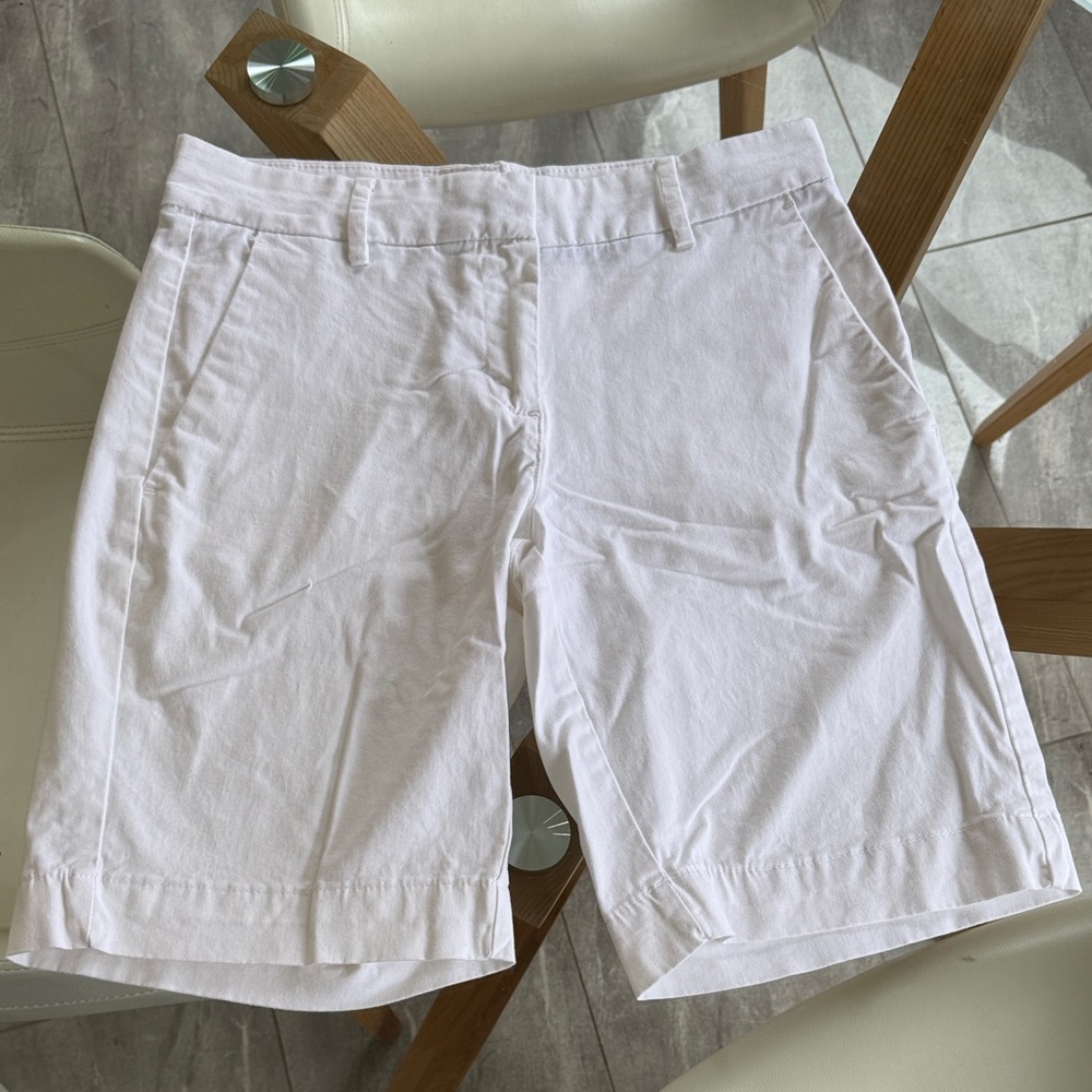 Nautica White Women's Bermuda Shorts